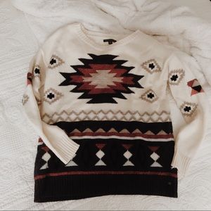American Eagle Cozy Pattern Sweater